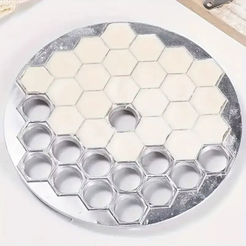 37Holes Aluminum Ravioli Maker Pasta Form Meat Dumpling Mold Handmade Dumpling Pastry Pressure Cutter Home Kitchen Tools