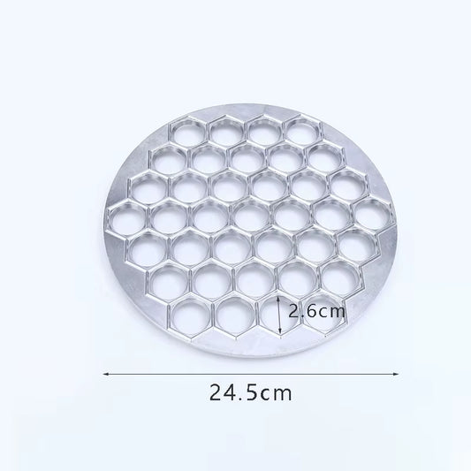 37Holes Aluminum Ravioli Maker Pasta Form Meat Dumpling Mold Handmade Dumpling Pastry Pressure Cutter Home Kitchen Tools