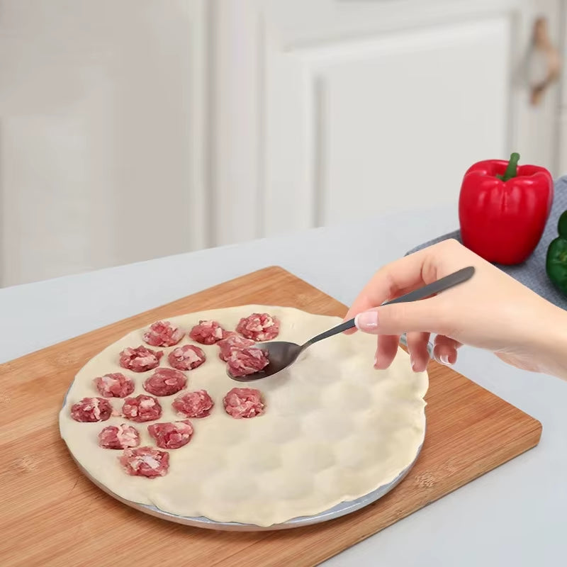 37Holes Aluminum Ravioli Maker Pasta Form Meat Dumpling Mold Handmade Dumpling Pastry Pressure Cutter Home Kitchen Tools